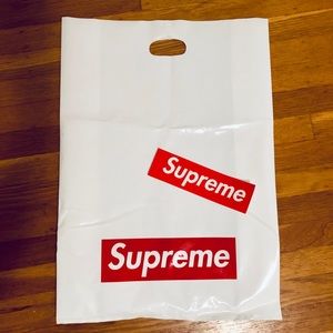 Supreme bag and sticker